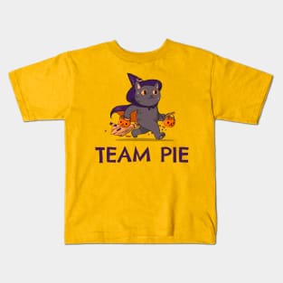 Team Pie Pumpkin Pie Thanksgiving Halloween Kids T-Shirt